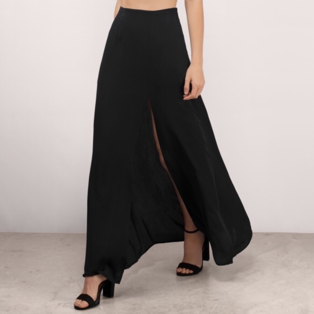 Red or Black Maxi Skirt
